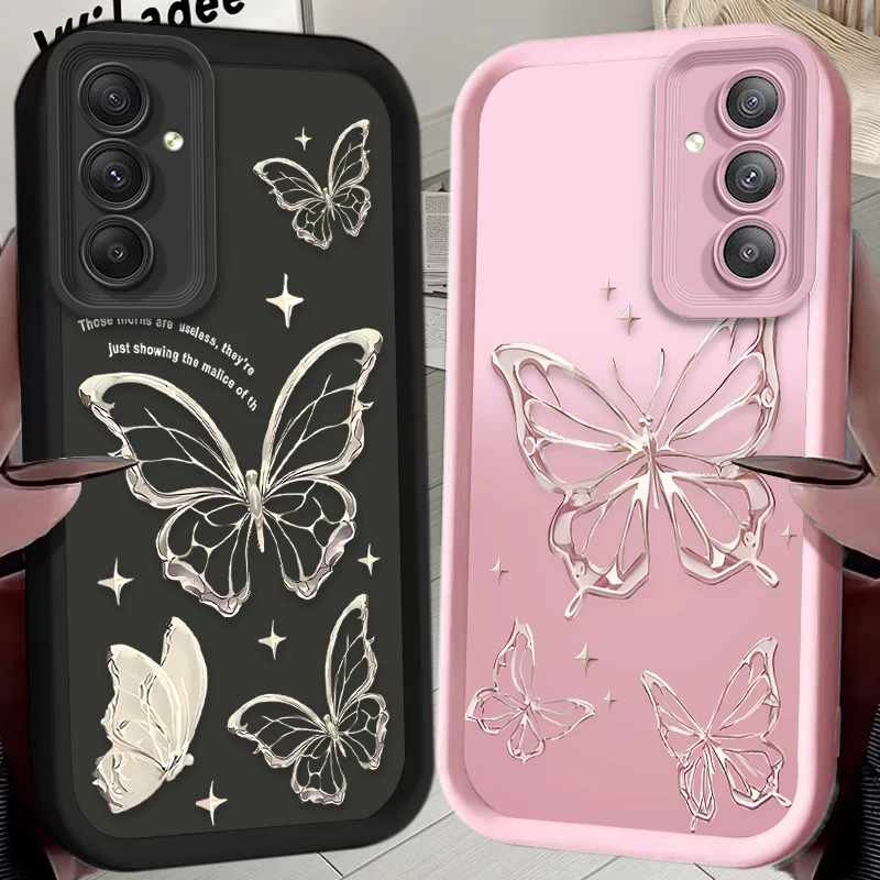 Geavanceerde Vlinder Telefoon Case voor Samsung Galaxy A20 A30 A54 A05 A05S A34 A24 A14 A53 A33 A23 A13 A32 A22 A12 A71 A51 A31 A50