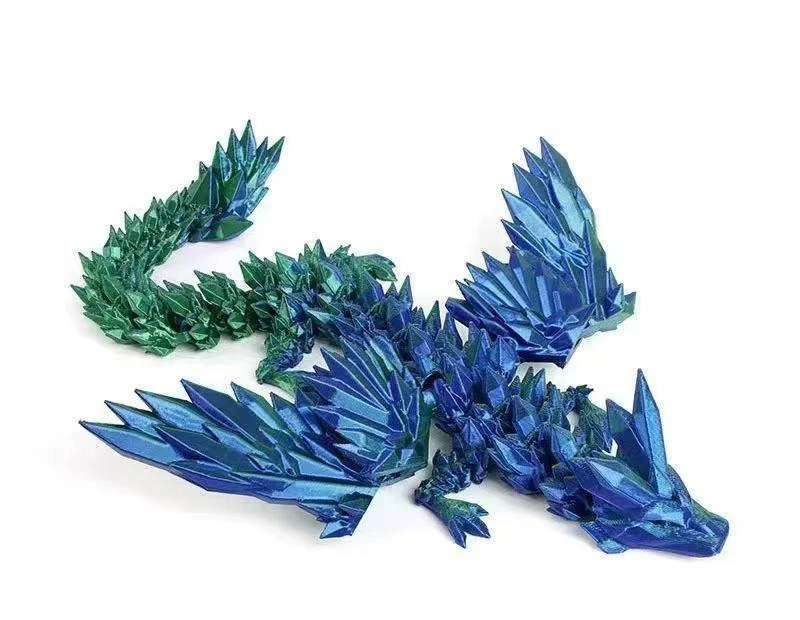 15cm 3D-Gedruckter Drache mit Beweglichen Flügeln Bewegliche Gelenke Fidget-Spielzeug Drehbares Gelenkspielzeug Büro-Schreibtisch-Dekoration Handwerk Geschenk – Detail 3