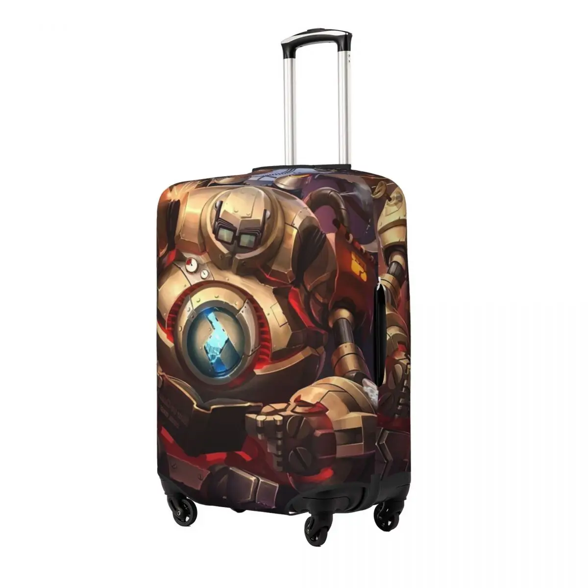 League Of Legends Blitzcrank Imprimir Bagagem Protetora Poeira Cobre Elastic Impermeável 18-32 polegada Capa Mala De Viagem