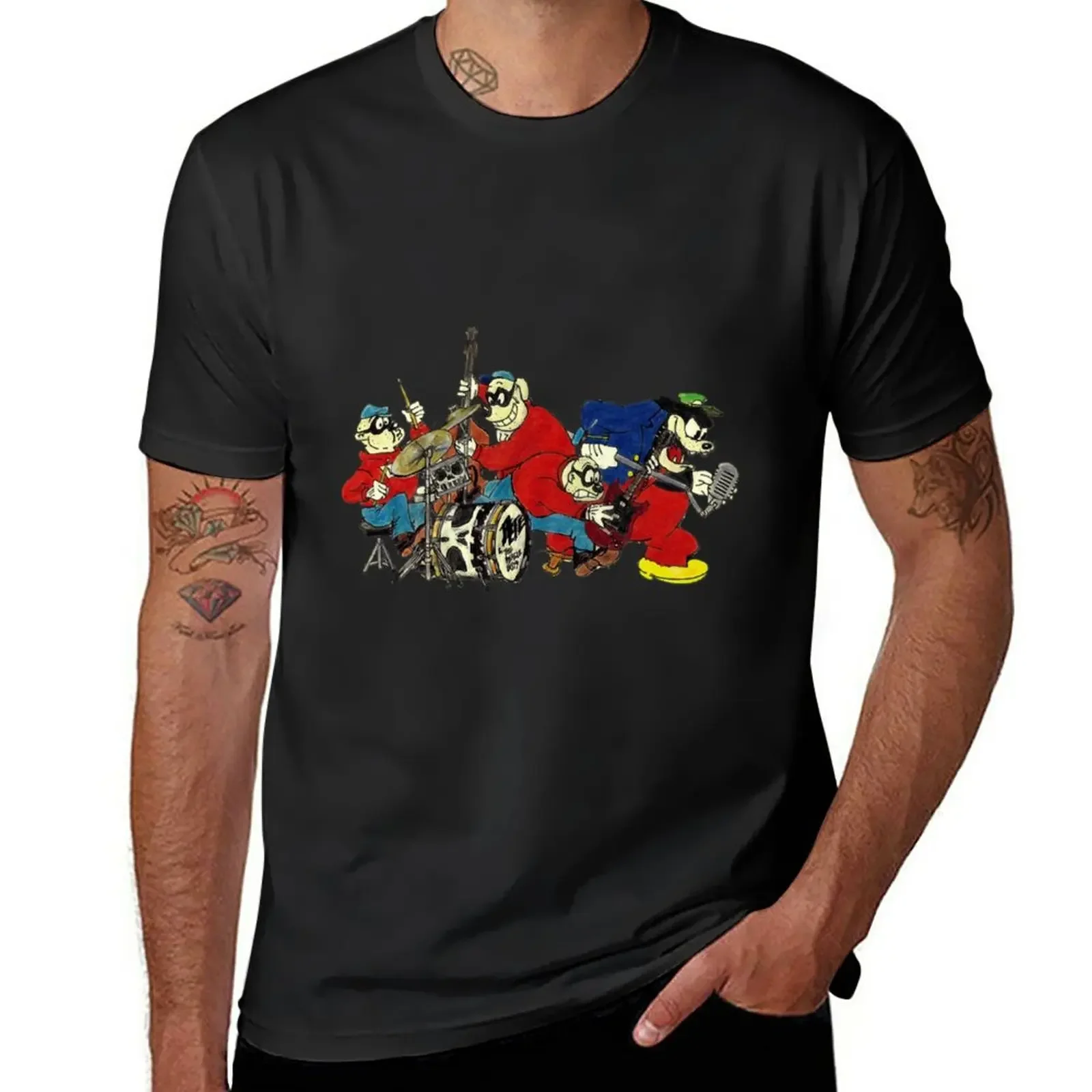 New Beagle Boys T-Shirt anime figures plain boys animal print shirts graphic tee men