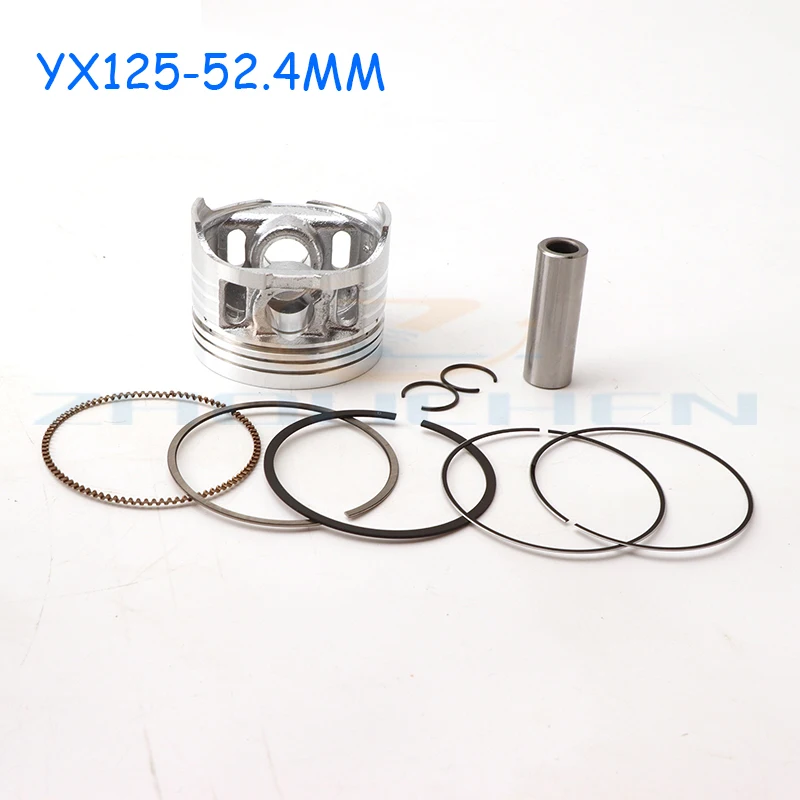 Suitable for China YX 125cc 153FMI engine Apollo Small MX 125 YCF Pit Dirt Bike high quality 52.4mm YX125 engine piston kit