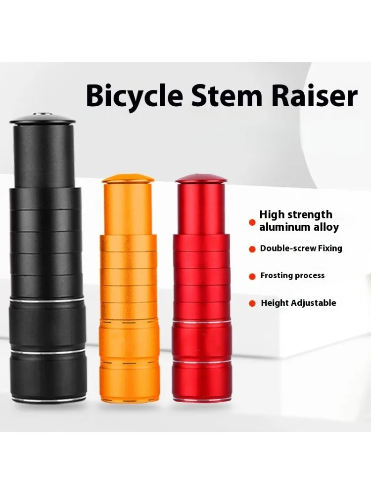 AliExpress NONE NPY Bike Stem Fork Bicycle Handlebar Extension Riser Rise Up Bicycle Adapter Durable MTB Power Mountain Cycling Part 124 135 mm