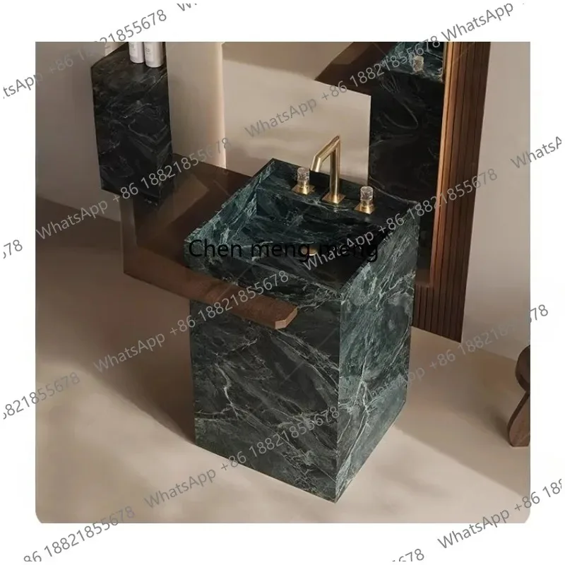 

Умывальник F150 из травертина, изготовленный на заказ, в виде колонны, для улицы, двора, в стиле ваби-санди, напольный, от пола до потолка