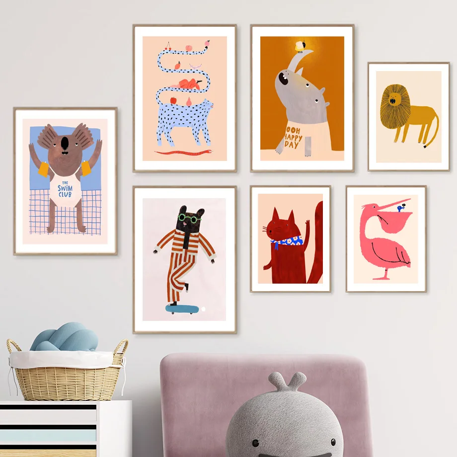 Boho Matisse Wall Art Neutral Abstract Female Figure Line Art Prints Modern Minimalist Canvas Posters Mid Century Home Decor
