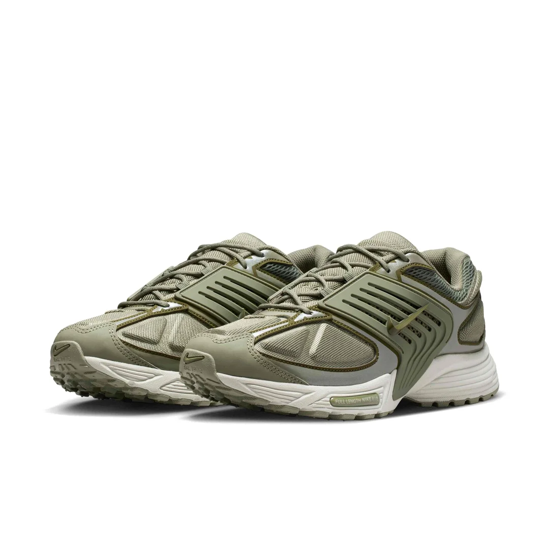 Nike Air Pegasus Wave, zapatillas deportivas casuales de caña baja para hombre, color verde oliva, diseño con parches de malla y cordones, modelo Ib0612-300.