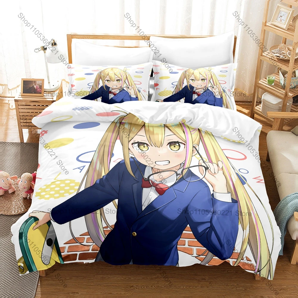 A Salad Bowl Of Eccentrics Henjin no Salad Bowl Isekai Princess Knight Detective Comedy Bedding Set Duvet Cover + 2 Pillowcases