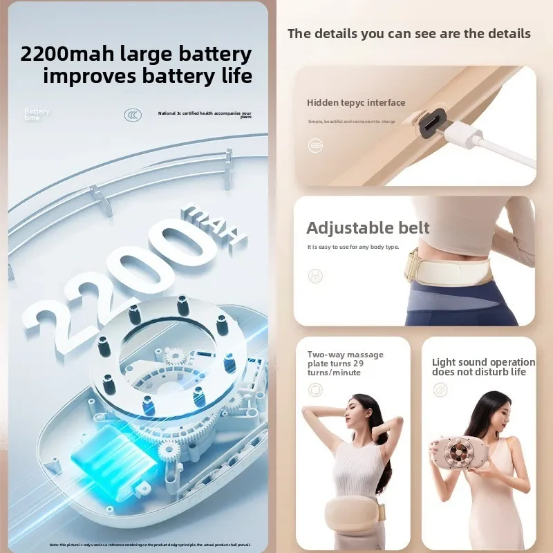 pijat perut elektrik rumah bernilai super, pijat pinggang kompres panas, pijat perut, jarum batu, dan pijat batu