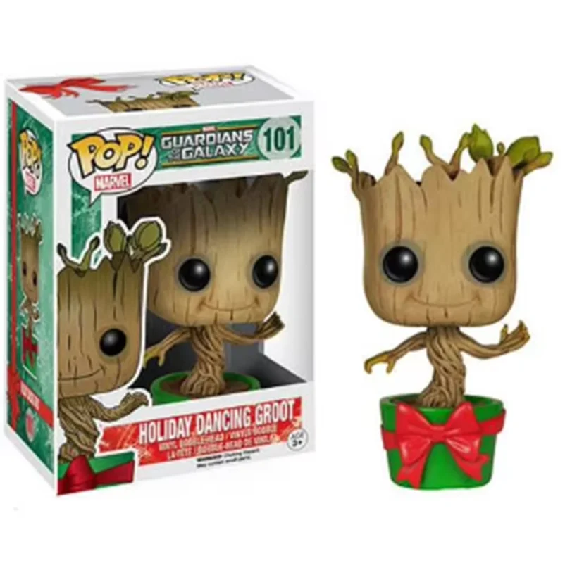 FUNKO POP Anime Marvels of The Galaxy Grootted The Avengerrs the Groot280 Action Figure Collection Model Toy for  Gift