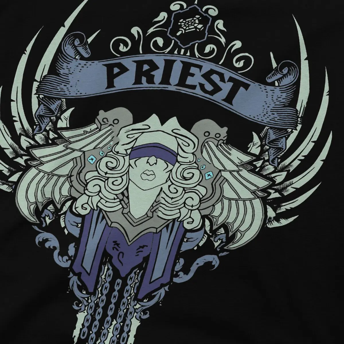 PRIEST World of Warcraft T Shirt Fashion Crewneck TShirt Harajuku Short Sleeve Polyester