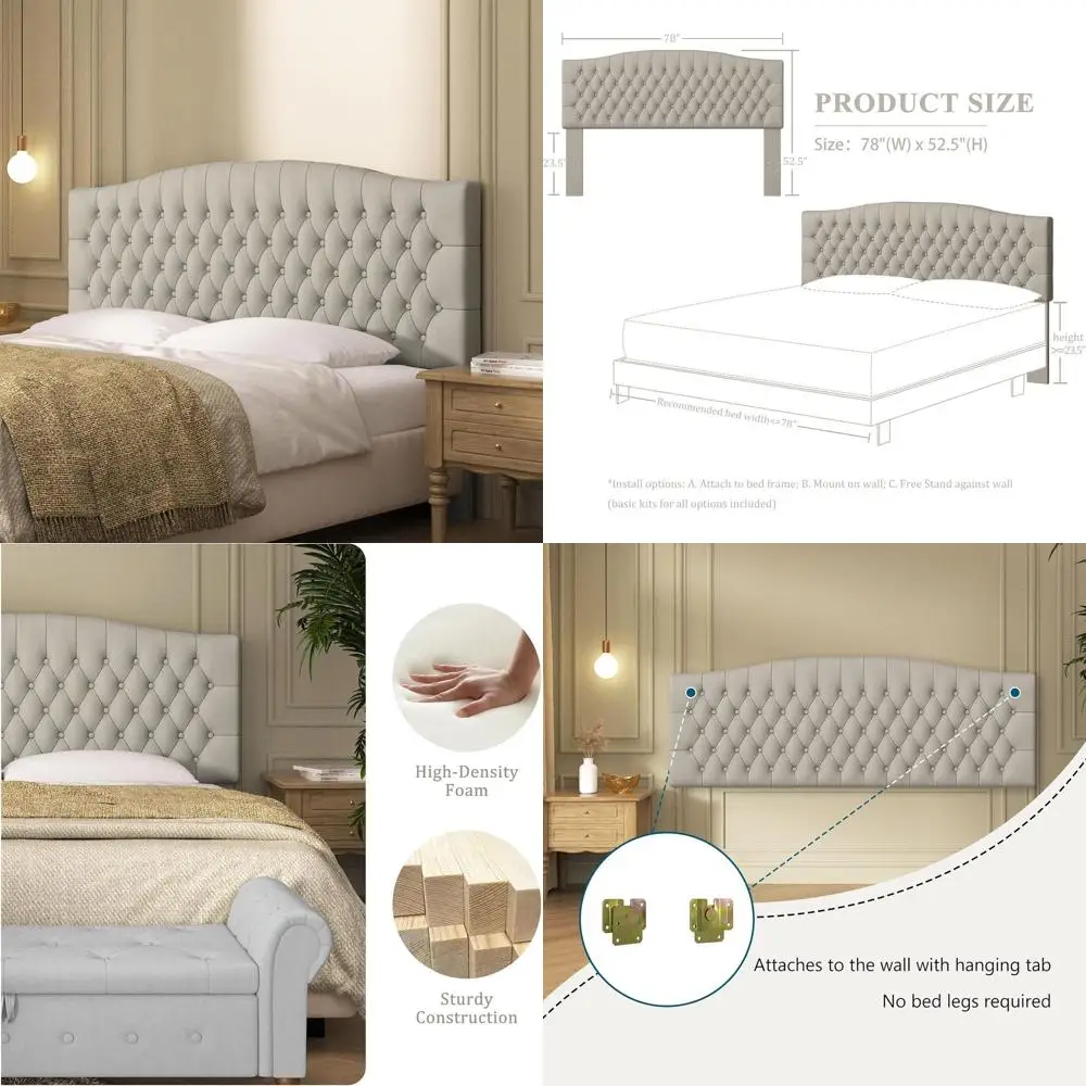 Velvet Upholstered …