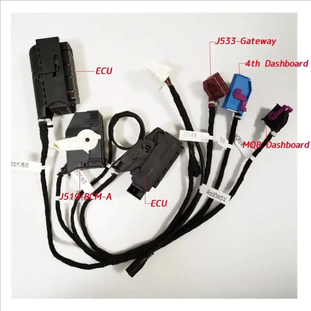 for VAG MQB Test Platform Car Key Programming Cables ECU, Gateway,BCM Cables for V-A-G MQB Works with Xhorse Iscancar VAG-MM007