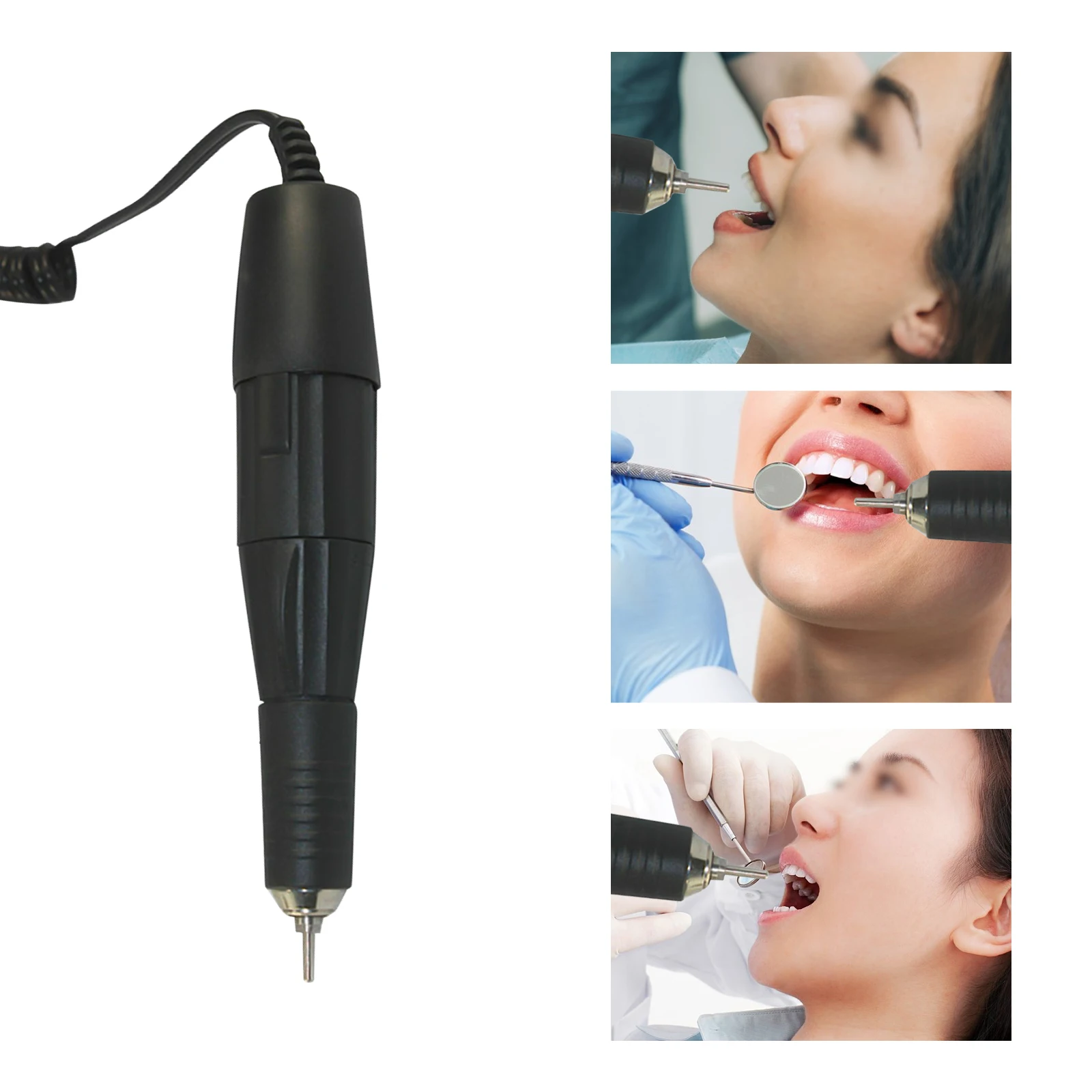 Lightweight Polisher Handle - 0.73lbs, Smooth Surface, Standard Interface, Rust/Scratch-Resistant for Dental/Stone Polishing