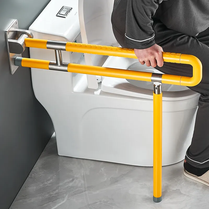 Toilet Handrail Elderly Safety Grab Bars Folding Anti Slip Bathroom Catcher Toilet Support Frame Banheiro 지지대 Bathroom Supplies