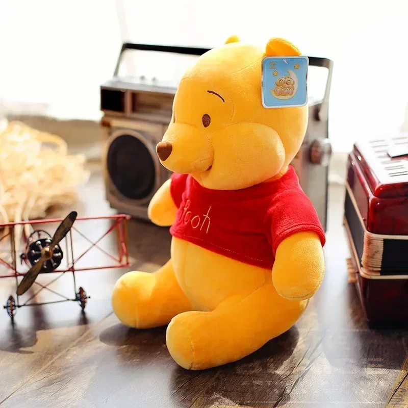 Disney Winnie The Pooh ตุ๊กตาตุ๊กตาของเล่นตุ๊กตาการ์ตูนท่าทาง Winnie Pooh หมีตุ๊กตาหมีตุ๊กตาของเล่นหมอนเด็ก Xmas ของขวัญวันเกิด