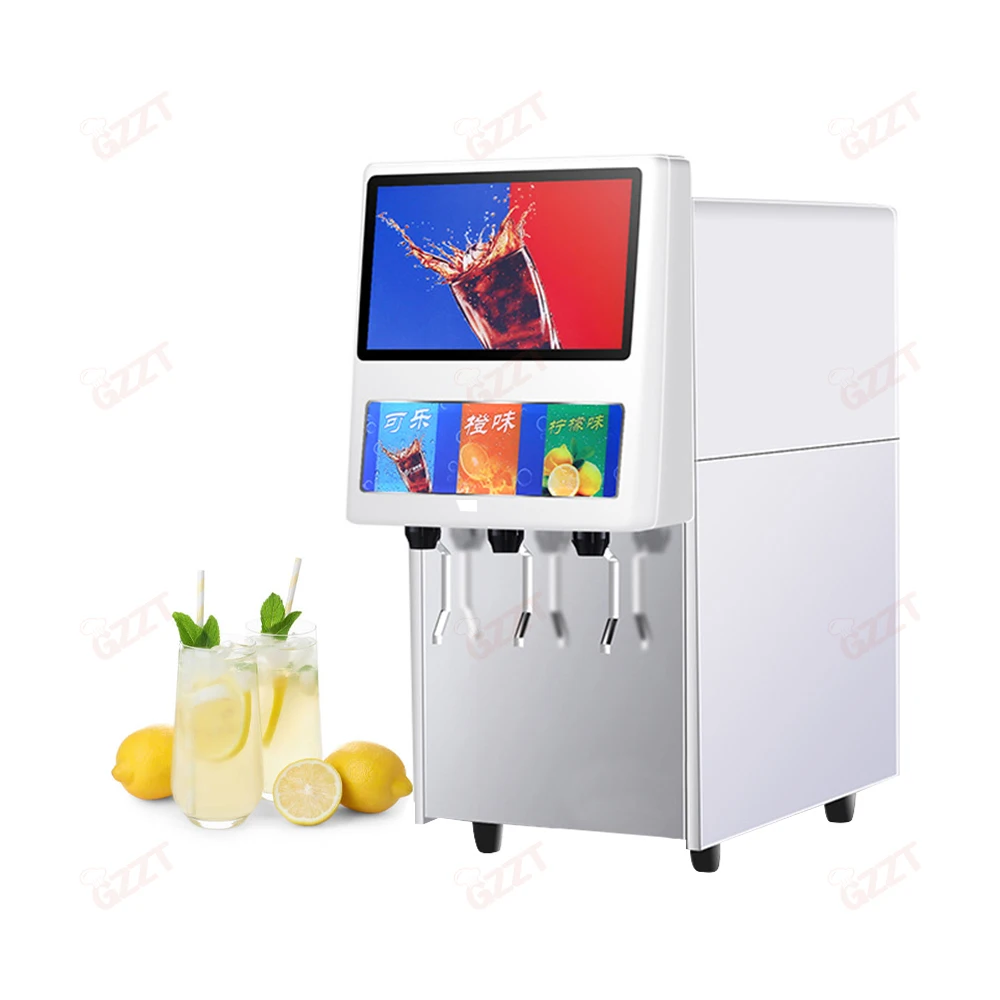 

Commercial 3/6 Head Cola Soda Dispenser Beverages Fountain Machine Cola Machine Post Mix Soda Dispenser With Imported Compressor