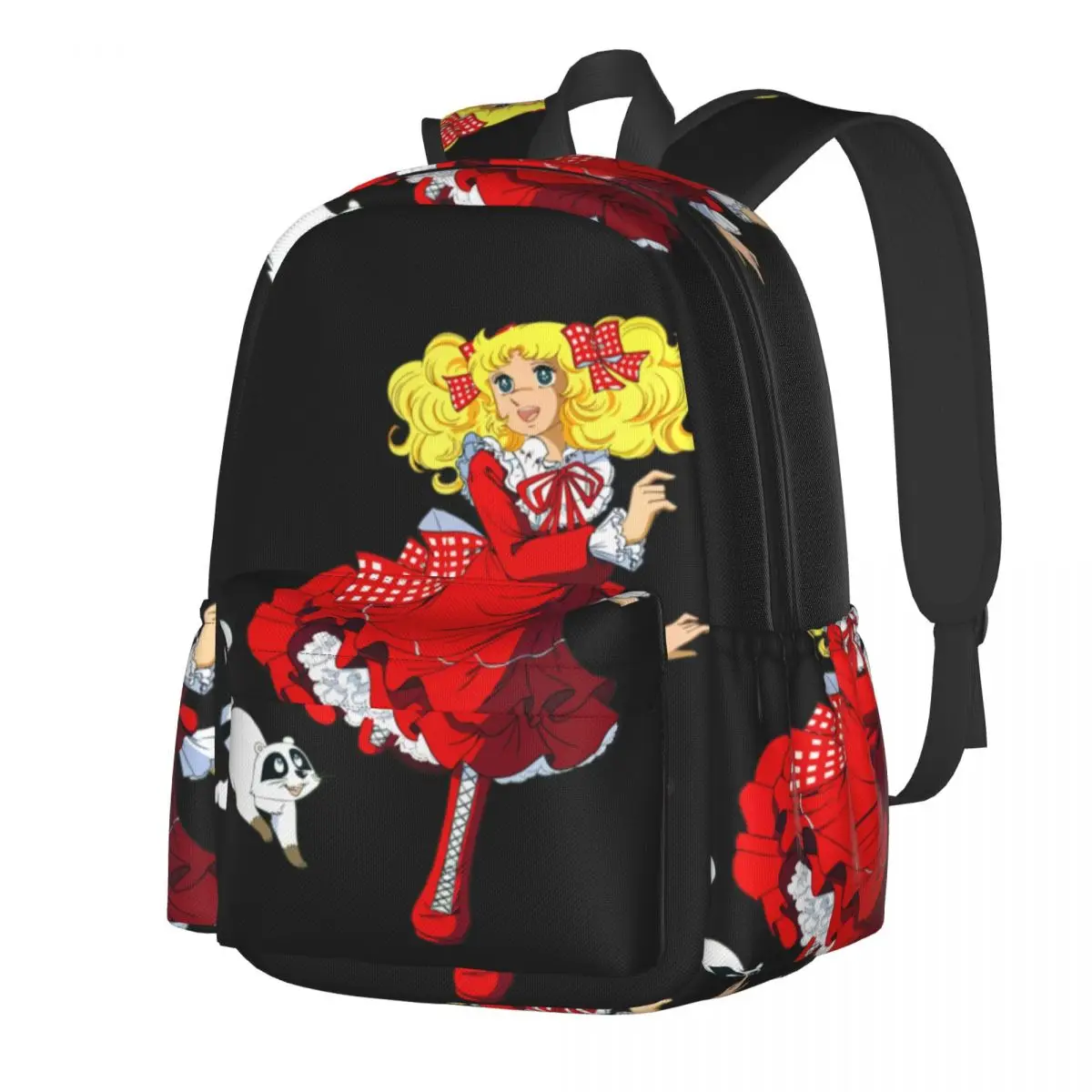 

Kawaii Candy Candy Backpack Japan Anime Funny Hiking Backpacks Male Aesthetic School Bags Designer Large Rucksack