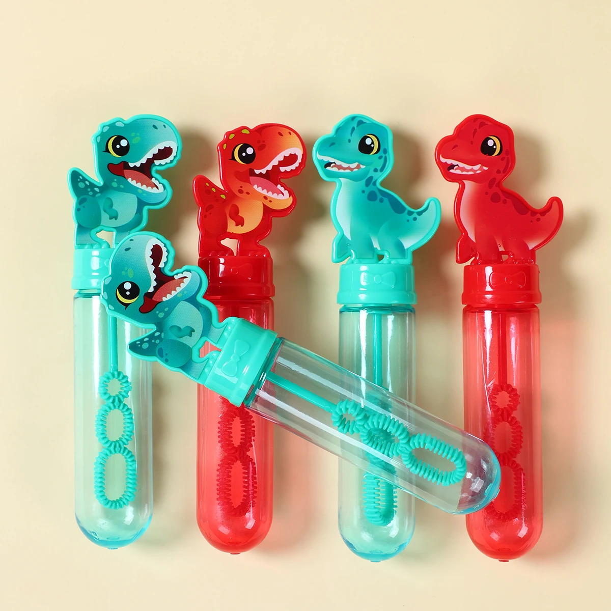 10Pcs Dinosaur Bubble Tube Soap Bottle Dino Birthday Party Decoration Wedding Birthday Guests Gifts Baby Shower Suppies Kids Toy