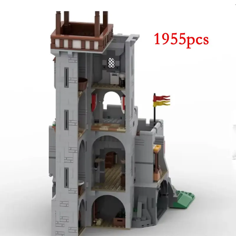 Spot small particle MOC-138457 medieval castle building model creative DIY gift toy puzzle ornament