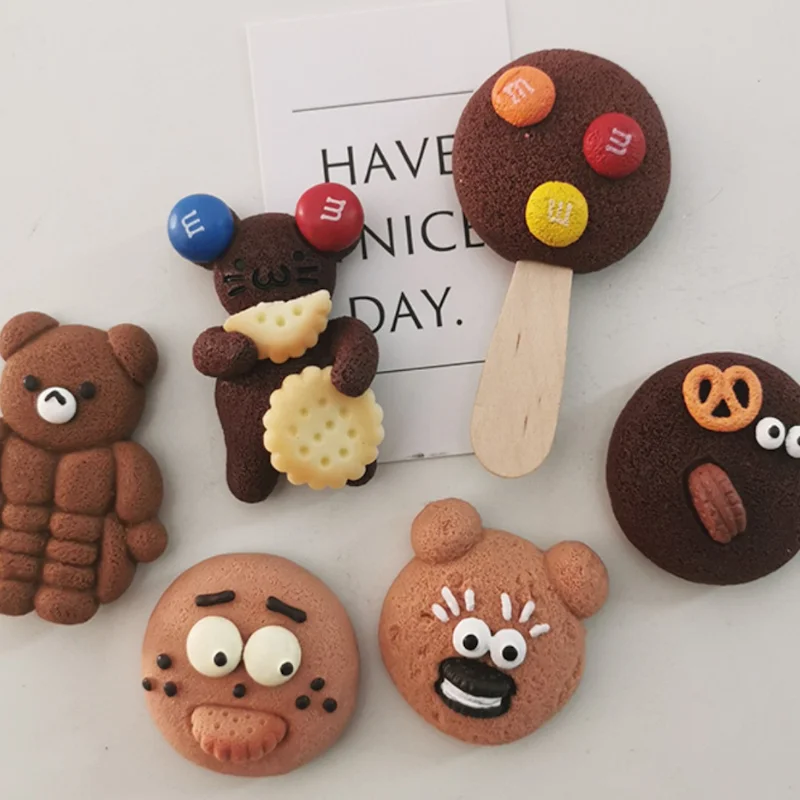 

Cookie Fridge Magnets Cute Refrigerator Magnets Ms Chocolate Fridge Magnetic Decoration