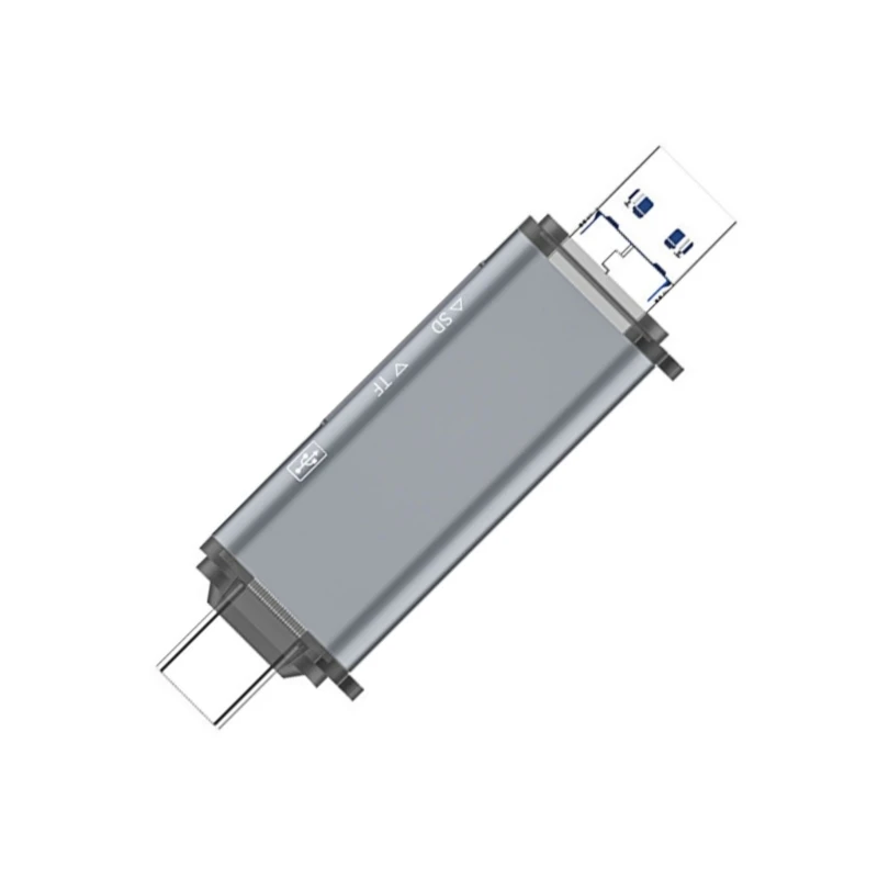 Compactly USB3.0Card Reader Memory Card Reader For Seamlessly 480MB/s Data Transfer for TFlash Card Phone Connecting