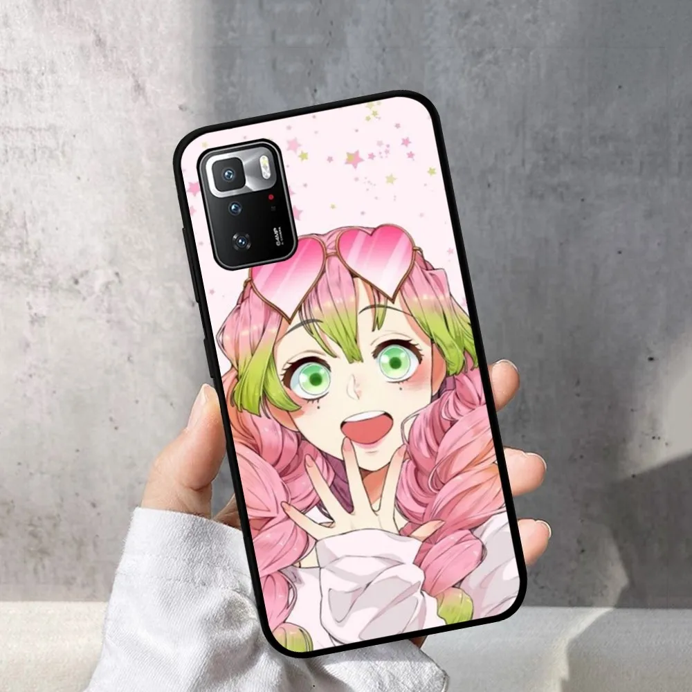 Mitsuri anime Phone Case For Redmi Note 4 X 5 A 6 7 8 T 9 9S 10 11 11S 11Epro Poco M3 pro