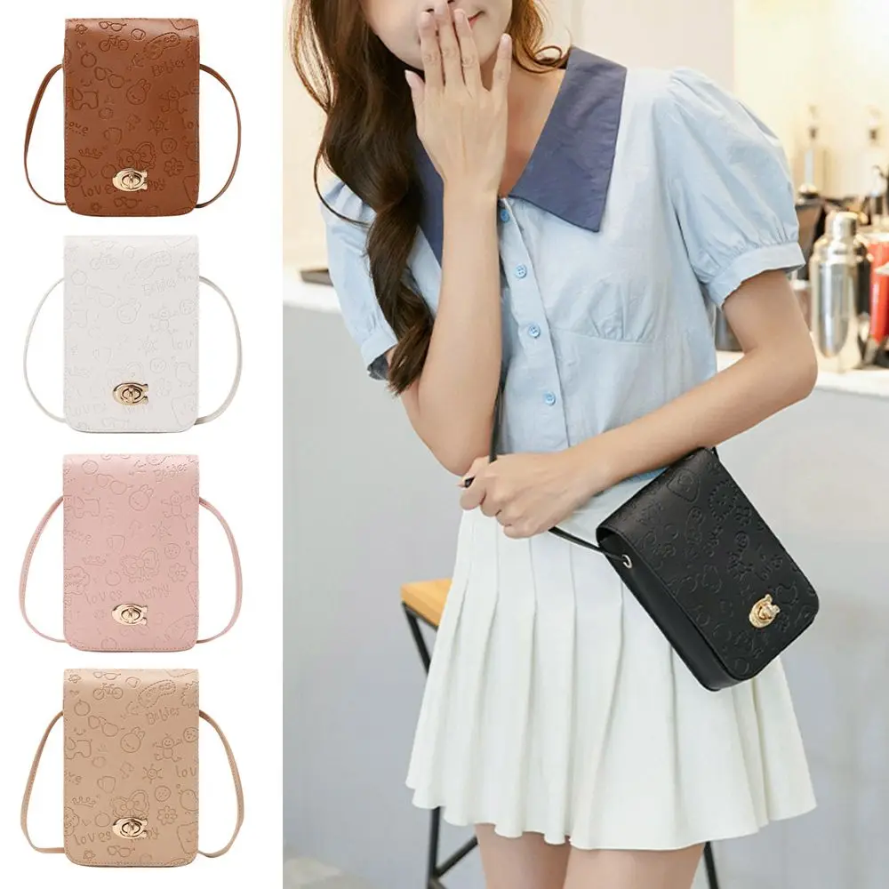 Women Small Square Handbags Fashion PU Shoulder Bags Female Crossbody Messenger Mobile Phone Bags