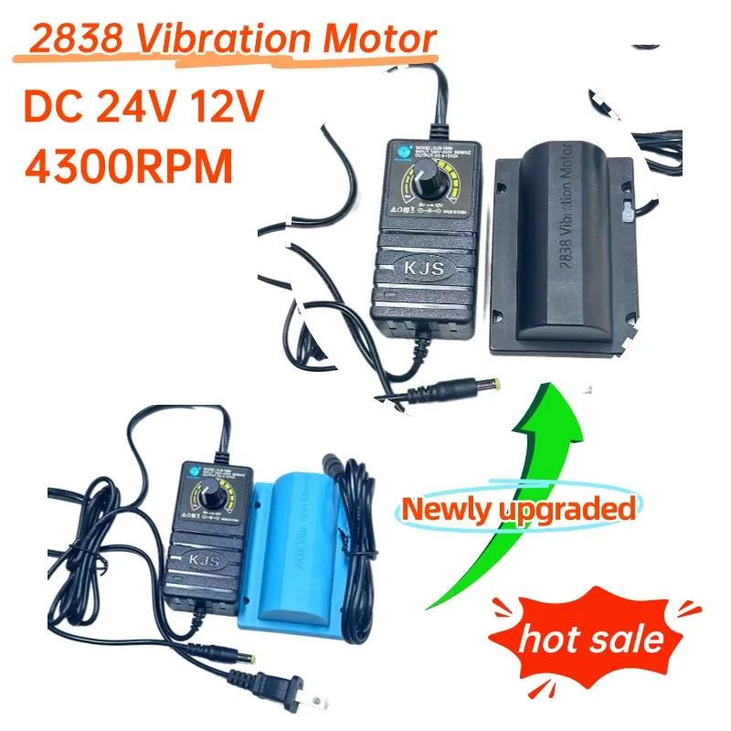 

2838 Микровибрационный двигатель постоянного тока 12 В 24 В Прочный двигатель с высоким крутящим моментом для массажной кровати Мощная вибрация