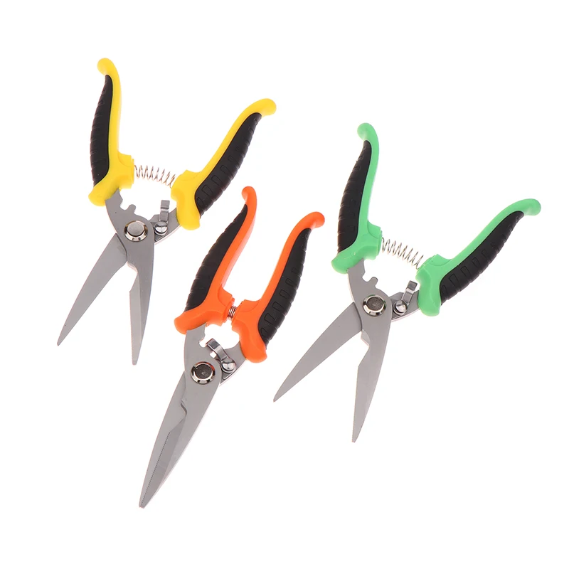 1PC Stainless Steel Electrician Scissors Multifunction Manually Shears Groove Cutting Wire And Thin Steel Plate Hand Tools