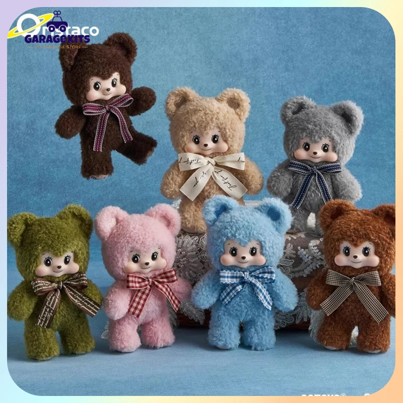 

Коллекция Pezzy Bear ручной работы, виниловая плюшевая загадочная коробка, модная коллекционная настольная фигурка, отлично подходит для украшения девочек, подарочная игрушка
