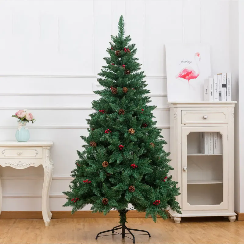 Christmas Tree Small Green Processing Wrought Iron Interior Hotel Office New Year Decoration Encrypted