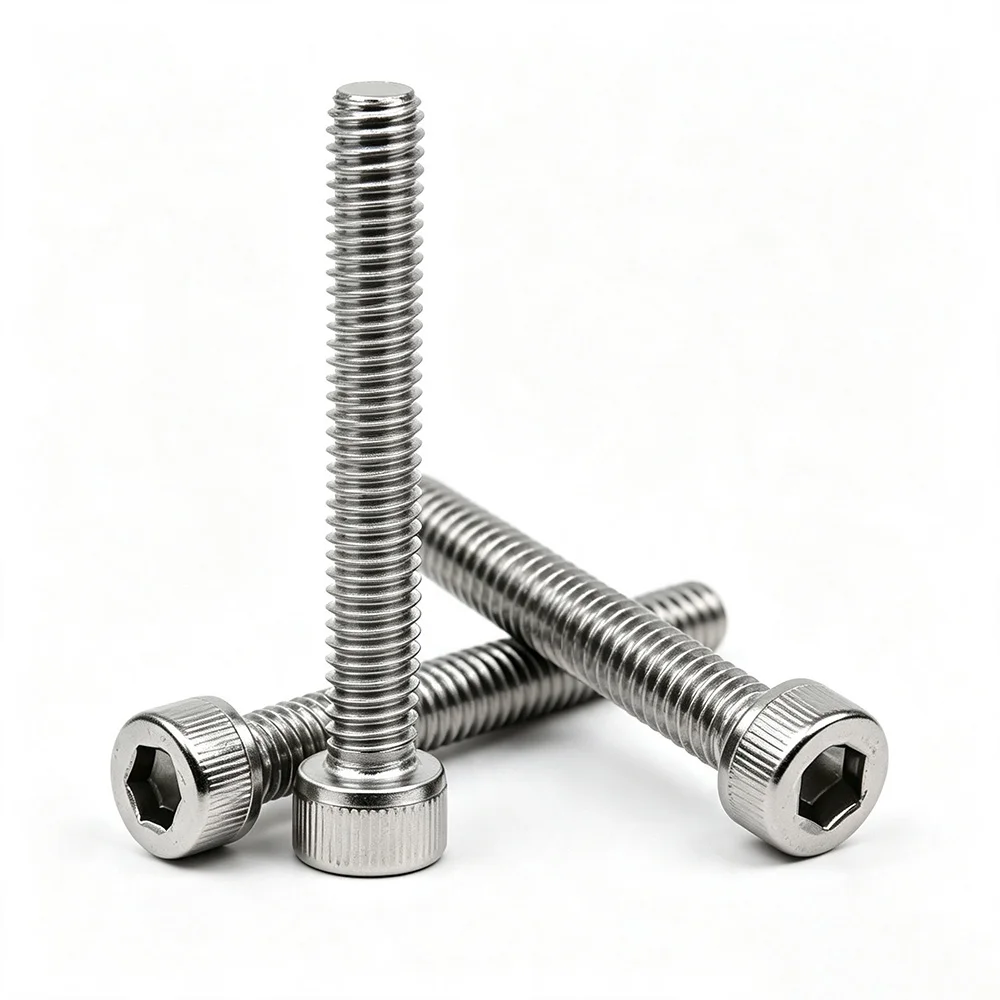 Hexagon Hex Socket Head Screw M2 M3 M4 M5 M6 304 A2-70 Stainless Steel DIN912 Allen Hexagon Hex Socket Head Cap Bolt Screw