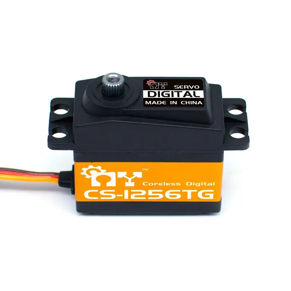 MY Servo CS-1256TG Coreless Servo 0.15S 20KG High Torque Titanium Gear Standard Digital Steering For 1/8 1/10 RC Car Parts