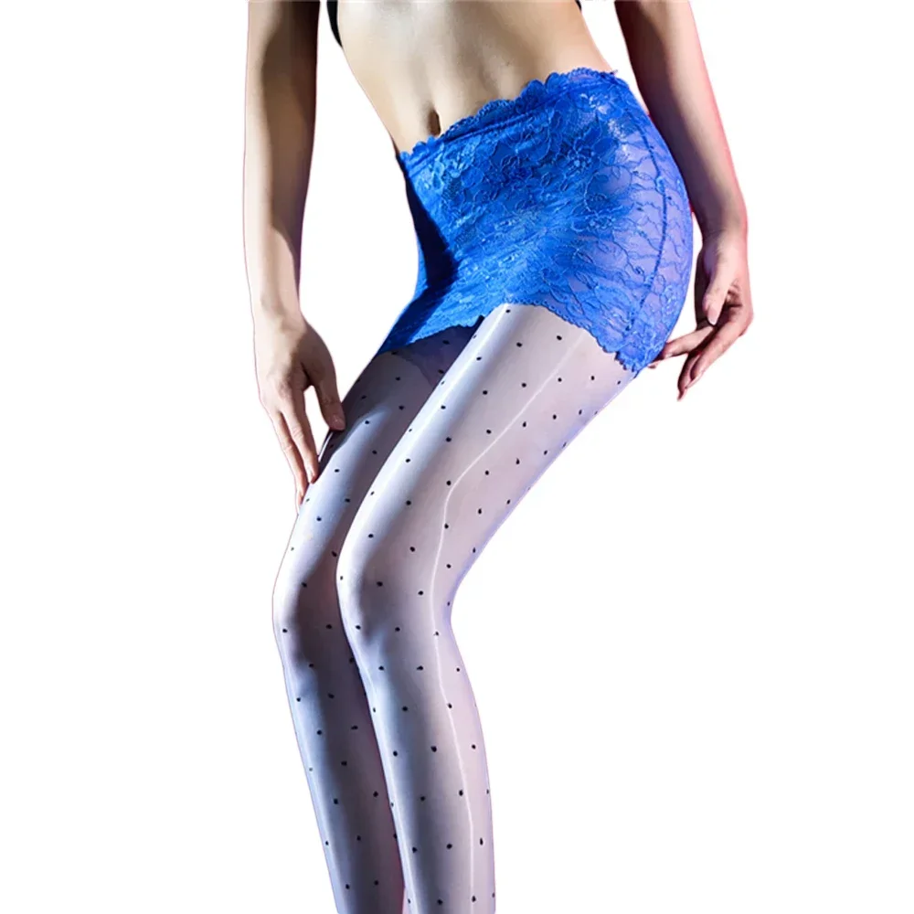 Fashion Dot Printing Women Pantyhose Skirts Cover Desgin Package Hip Shaping Maid Stocking  Woman Leggings Elastic Ttights