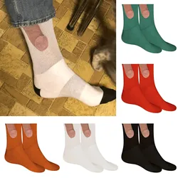 Men's And Women's Long Funny Socks Novelty Show Off Socks Print Cotton Running Socks Funky Cute Warm Socks