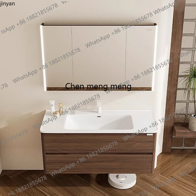 zK178 KCeramics Light Cabinets Toilet Vintage Vanity Light Cabinets Storage Mirrors Muebles Para El Hogar Maderaa