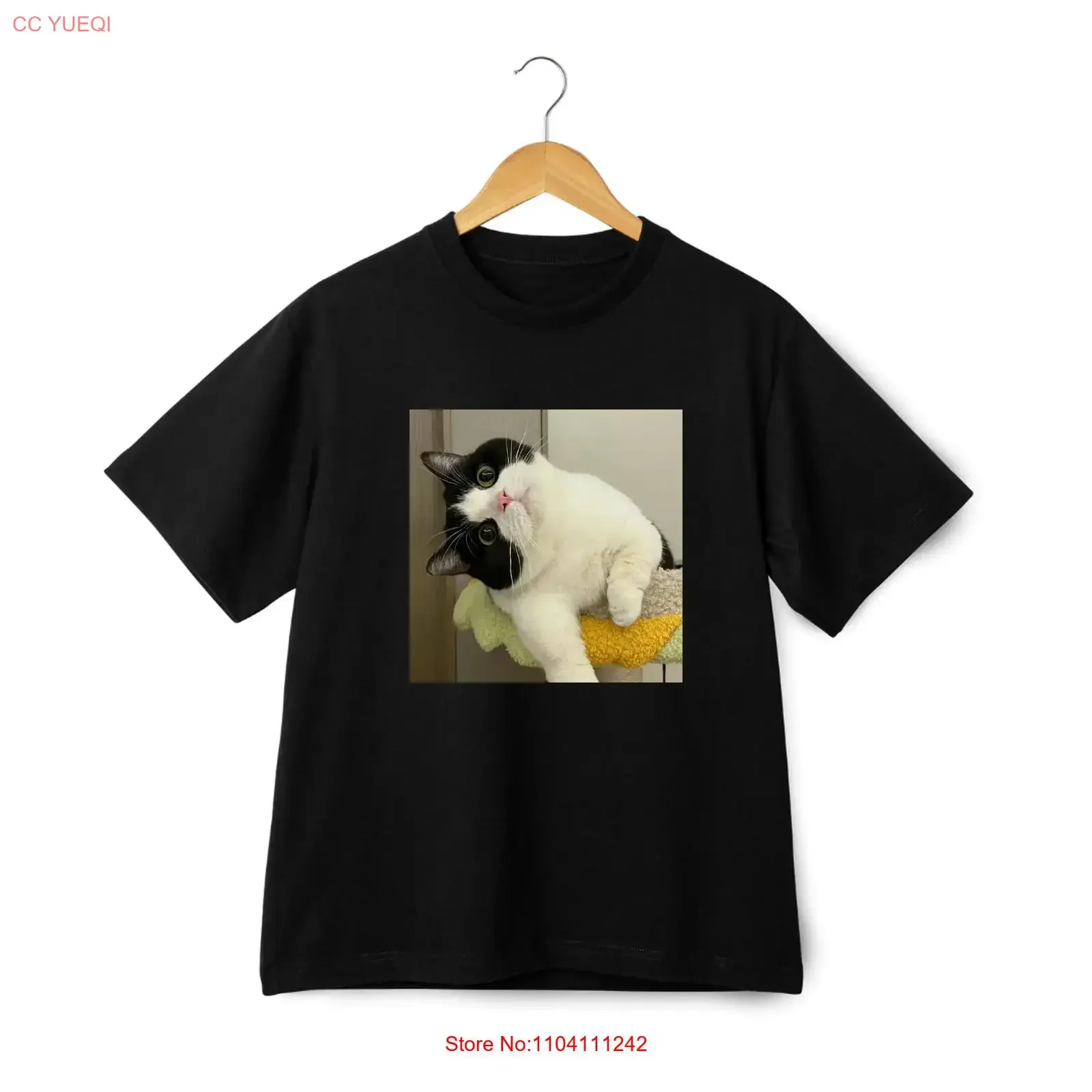 Charming Cat Dressing Posing Series T shirt Trendy Streetwear vintage Washed Soft Stylish Breathable fashion Unisex Slightly