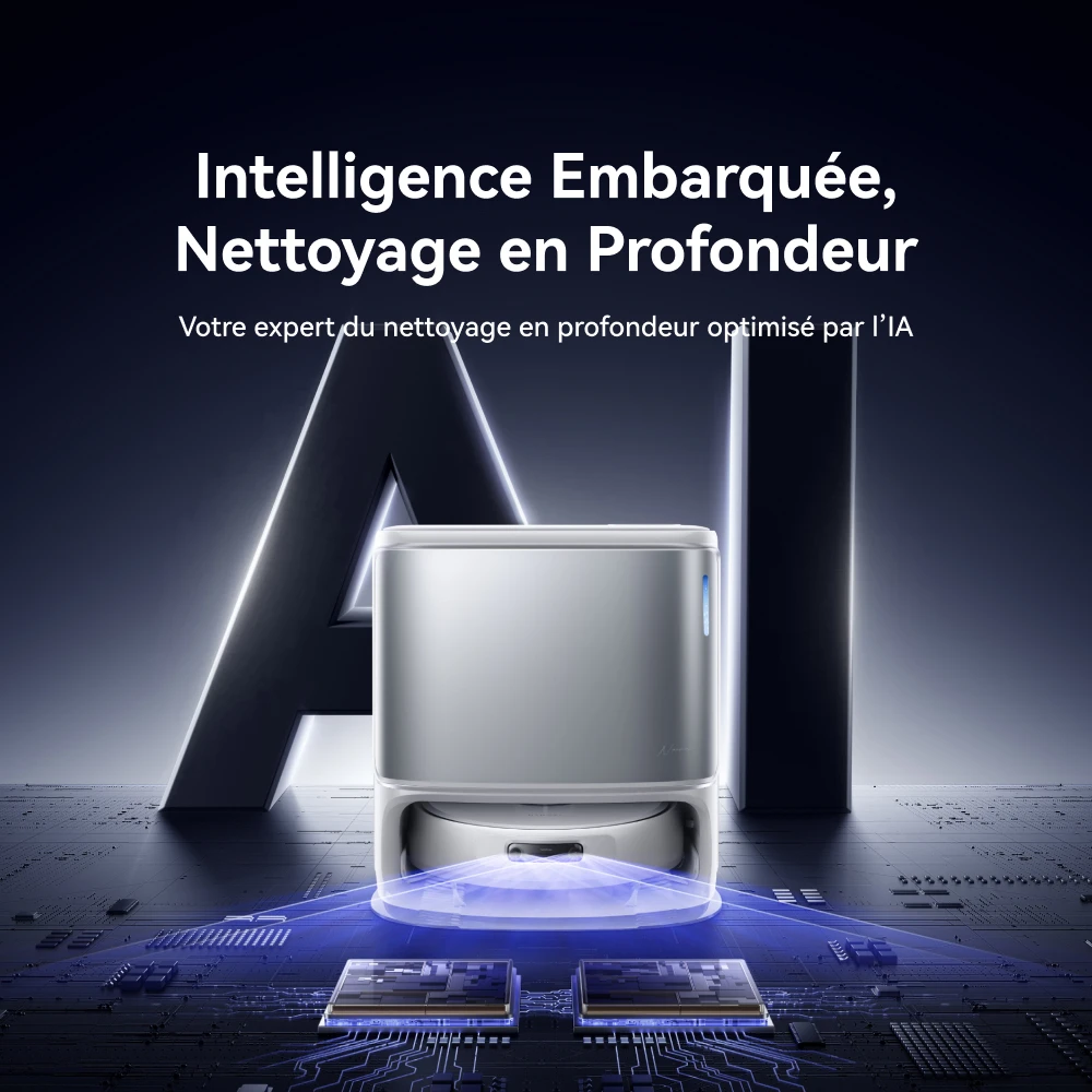 NARWAL Freo Z10 Ultra - Robot Aspirateur Laveur Intelligent 18 000 Pa - Extension Serpillère Dynamique, Système Anti-Enchevêtrement, Nettoyage Sec/Humide, Station Tout-en-Un