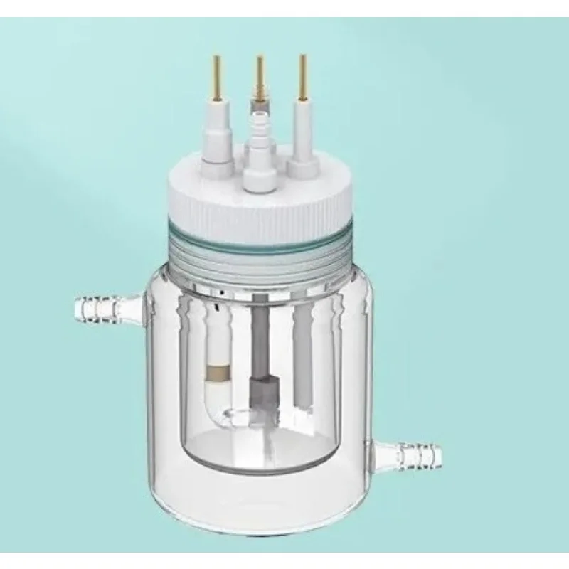 Variable diameter electrolytic cell Non-sealed C00 three-electrode system Single chamber glass electrolytic cell No electrode