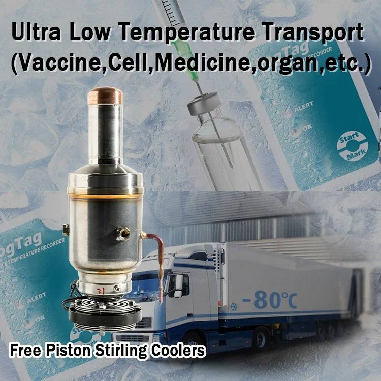 NEW Ultra Low Temperature Stirling Cryocooler Free Piston Stirling Cooer for Ultra Low Temp