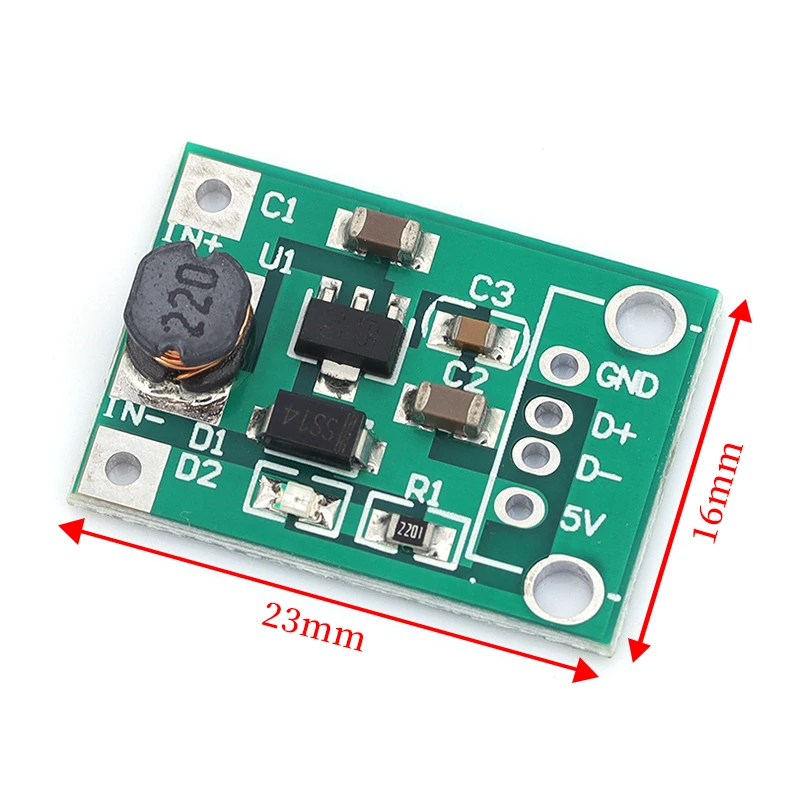 1/3/5PCS 0.9V ~ 5V to 5V 600MA USB Output Charger Step-up Power Module Mini DC-DC Boost Converter