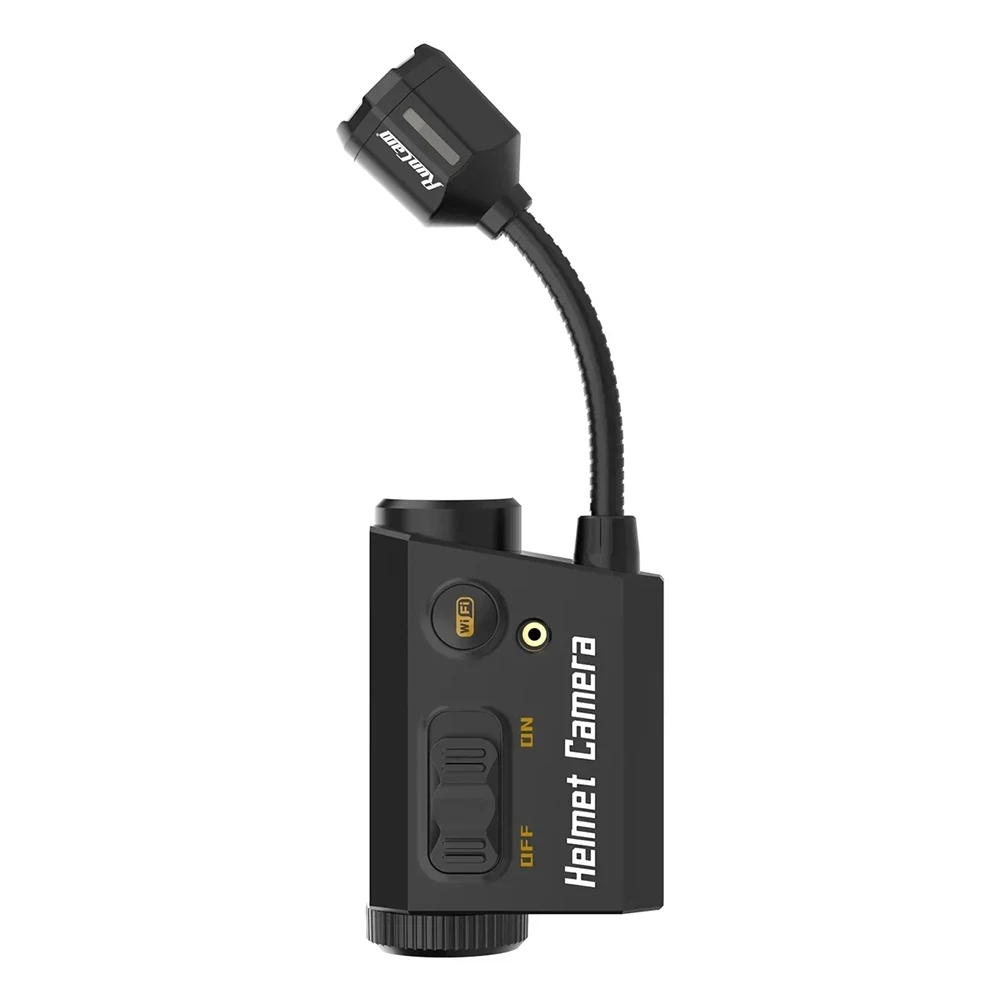 FyRunCam Helmet Action Camera - 1080P 60fps for Airsoft/Military with WiFi & Long Battery Life (Face Mask Mount Included)