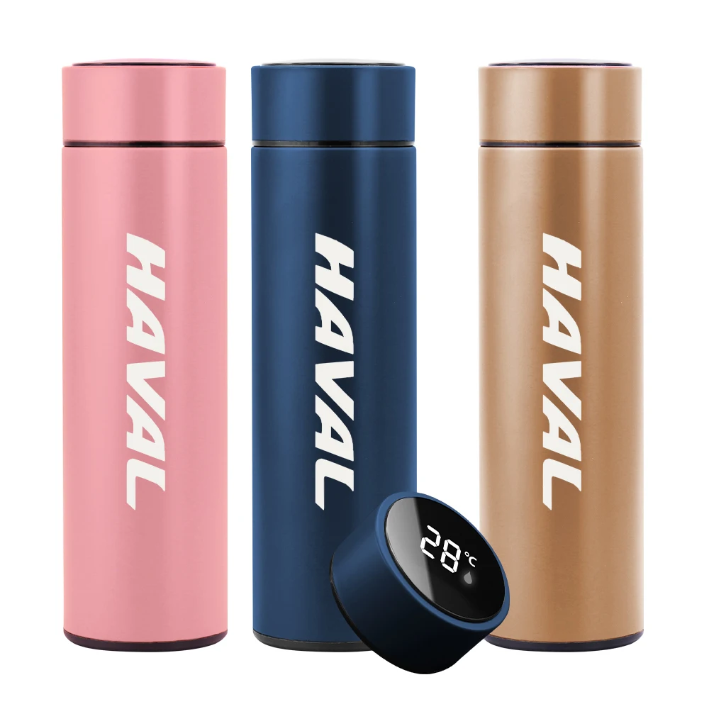 Suitable for Haval f7 h6 f7x h2 h3 h5 h7 h8 h9 car portable thermos cup digital display temperature coffee cup