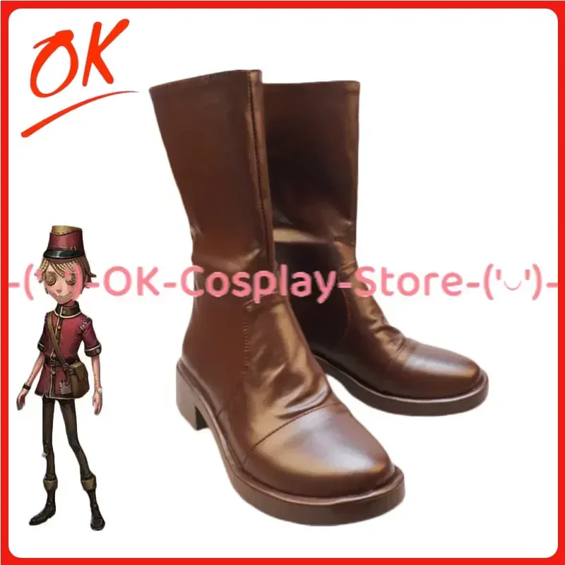 

[На заказ] Identity V Почтальон Виктор Гранц Обувь для косплея Аниме Игра Опора для ролевых игр Хэллоуин Карнавальная вечеринка Сапоги из искусственной кожи