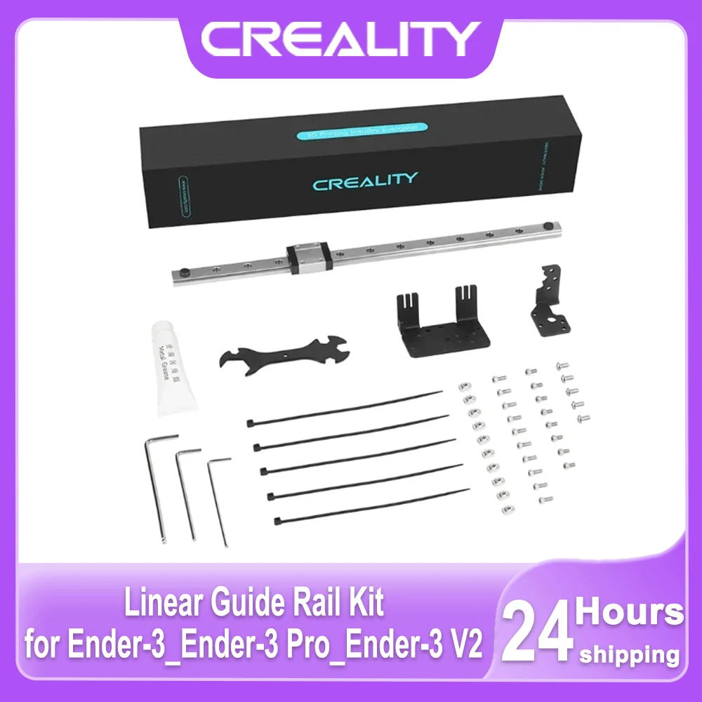 

Комплект линейных направляющих Creality Ender 3, направляющая оси X MGN12C, длина 12,6 дюйма, с кронштейном для крепления, комплект Sprite Pro, совместимый с