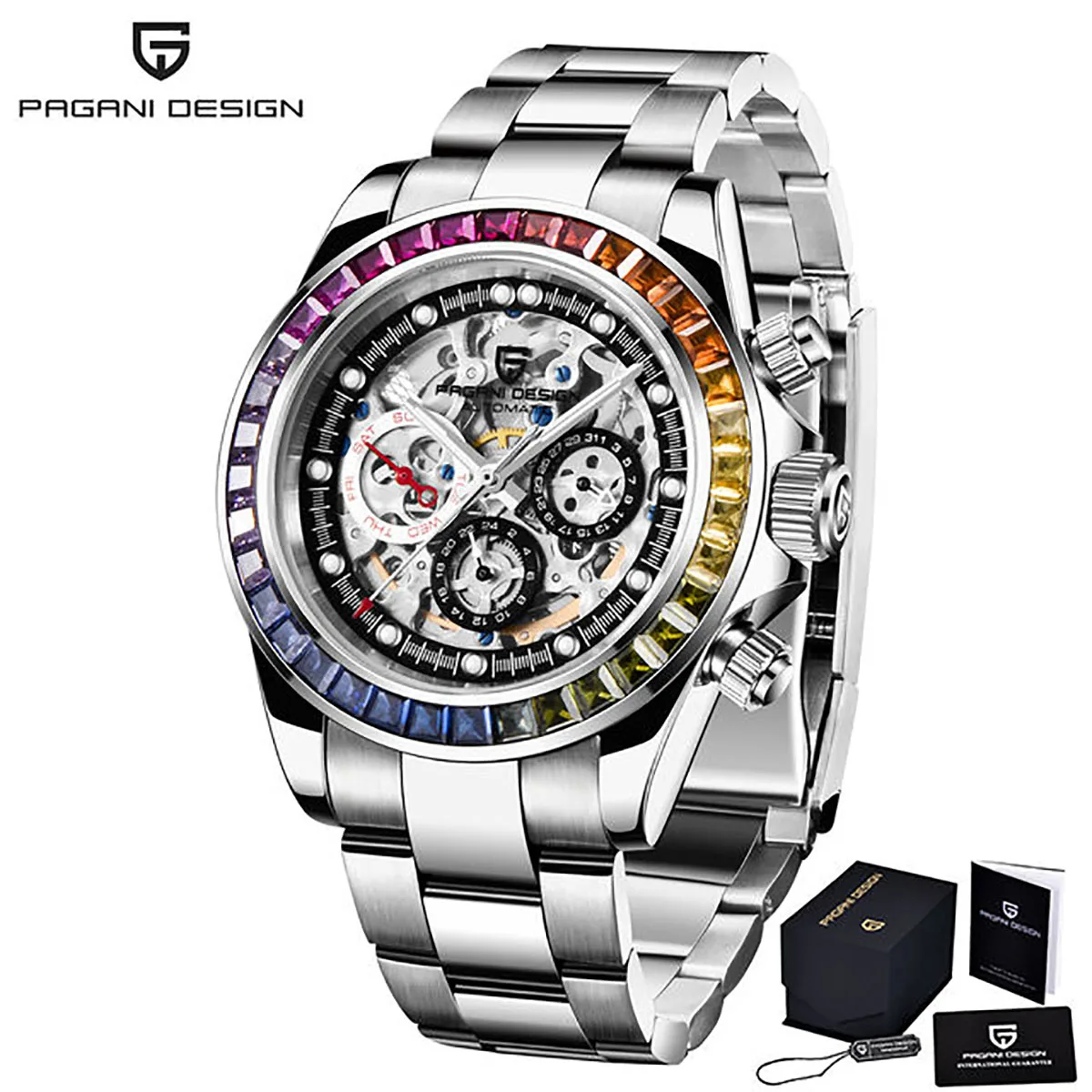 Pagani Design 2024 New 40Mm Luxury Casual Men's Mechanical Watch Sapphire Glass Waterproof 10Bar Luminous Reloj Hombre