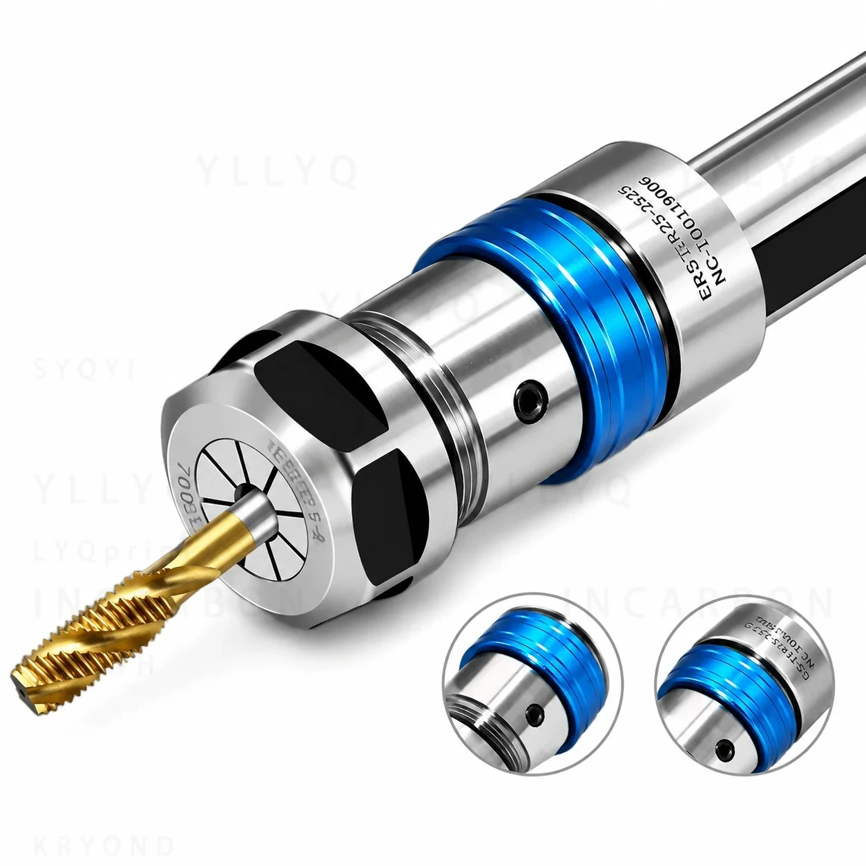 

Lathe Telescopic Floating Tap Holder Torque Overload Protection Flexible Tapping Fixture with Anti-loose Structure