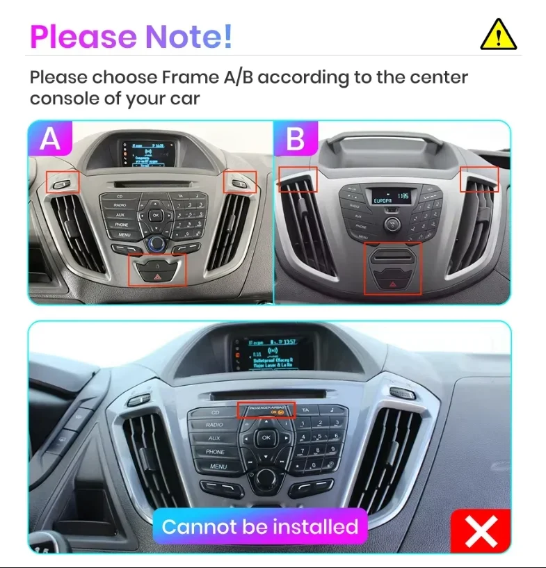 Junsun Autoradio für Ford Transit 2015 2016 2017 2018 Android Auto 360 ° Multimedia Wireless CarPlay SWC Nav 8-Kern-Navi 4G-LTE WiFi DSP RDS BT SWC IPS Touchscreen Autoradio Videoplayer Head Unit Stereo – Detail 1