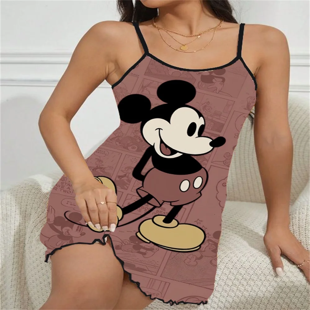 Sexy Nightie Babydoll New Women's Pajamas Woman Offer Home Wear Dress Minnie Korean Reviews Many Pajamas Woman Trend 2024 Pijama