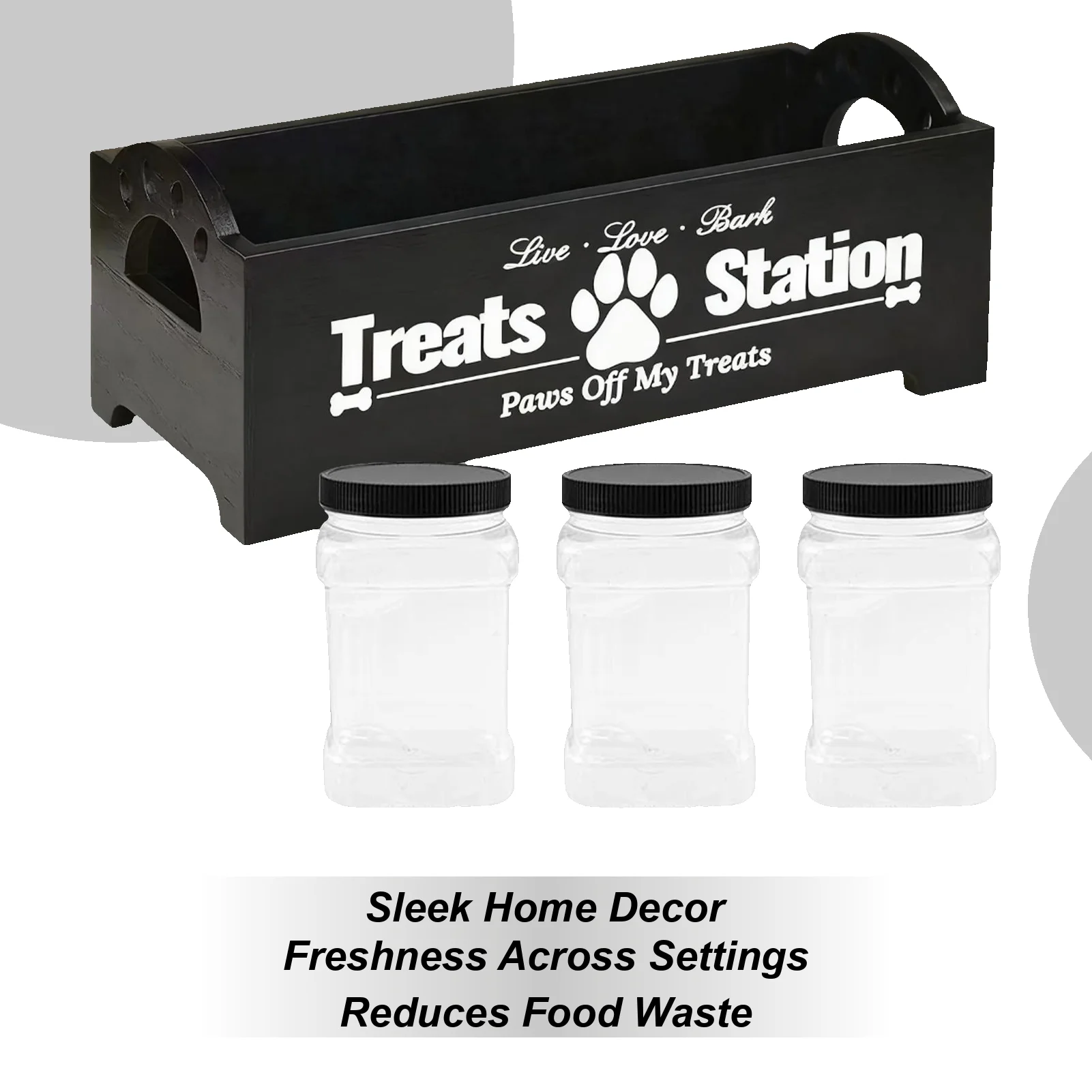 

Контейнер для хранения корма для домашних животных, 3-х шт., банка с органайзером для хранения, корзина для корма для собак, контейнеры для лакомств для кошек, животных, птиц, домашняя кладовая