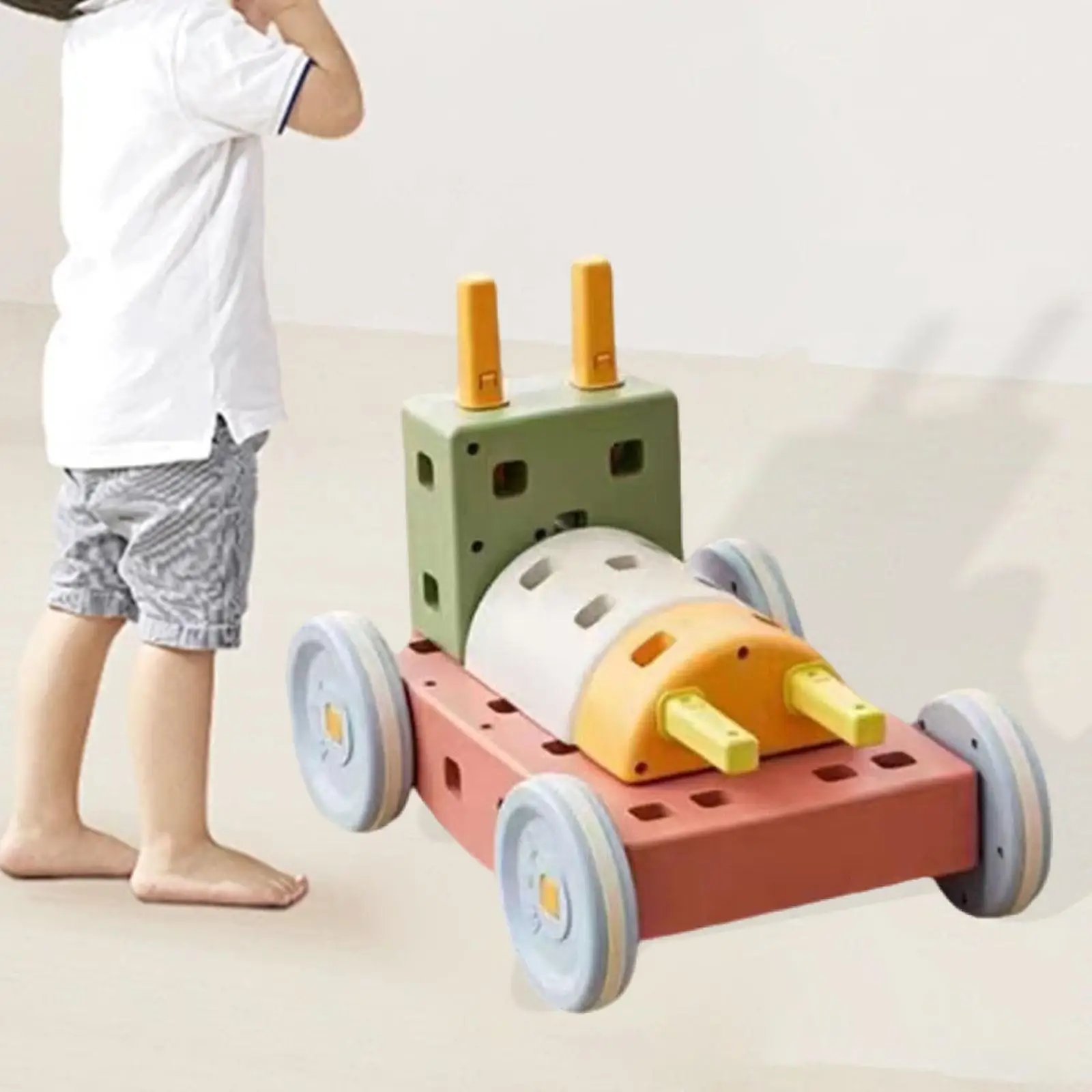 

36 шт., строительные блоки «сделай сам» для детей, развитие моторики, образовательная сборка автомобиля для собраний, вечеринки, праздника